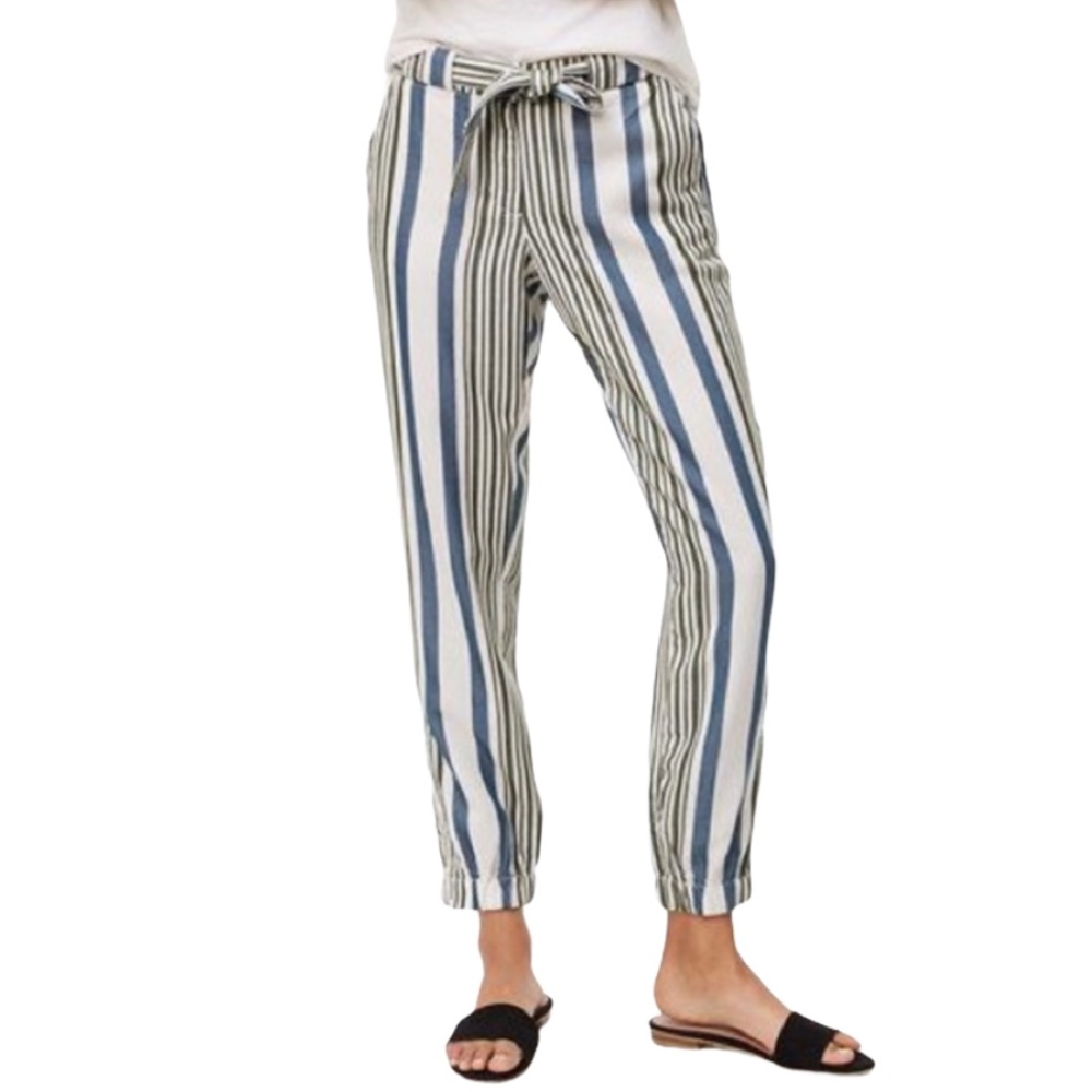 LOFT Striped Jogger Pants